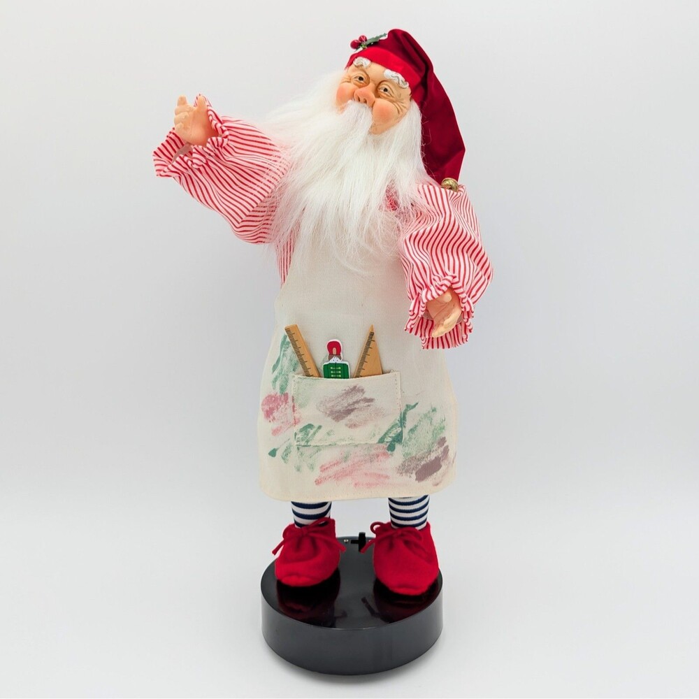 Vintage Motionette Santa Claus Animated Musical Christmas Figure 16" Taiwan ROC